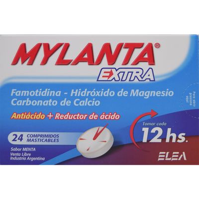 Antiícido Mylanta Extra 24 Unidades
