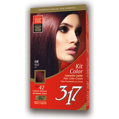 Kit De Tintura 317 N┬░ 6.66 Rojo