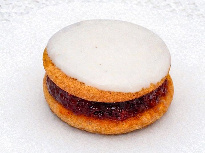 Alfajor de frutilla