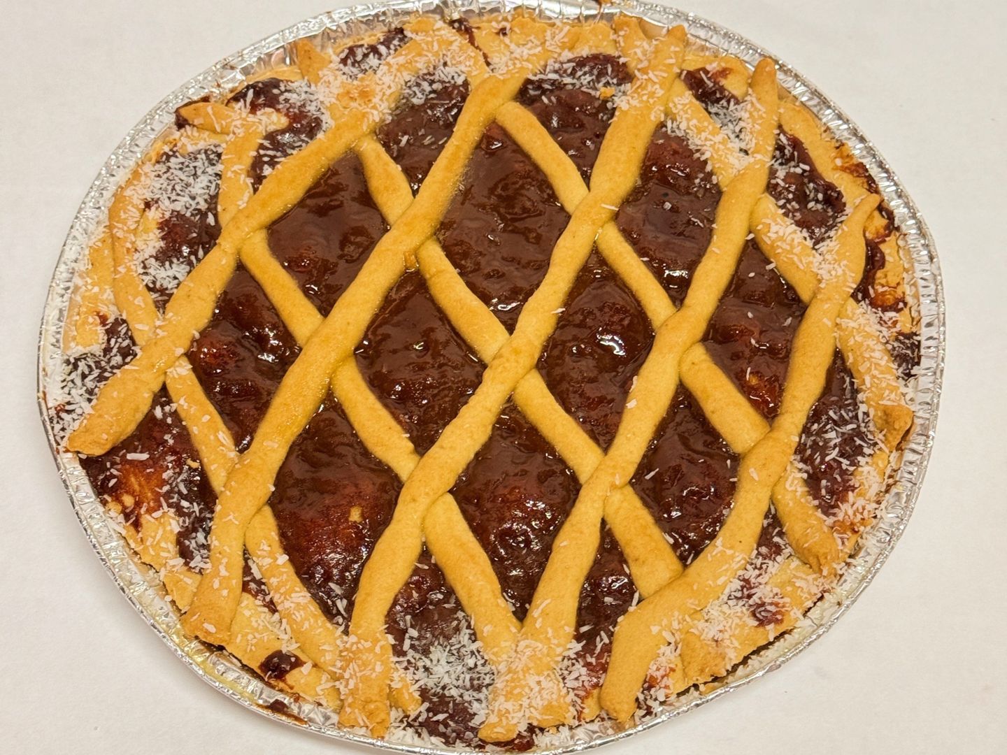 Pasta frola dulce de leche