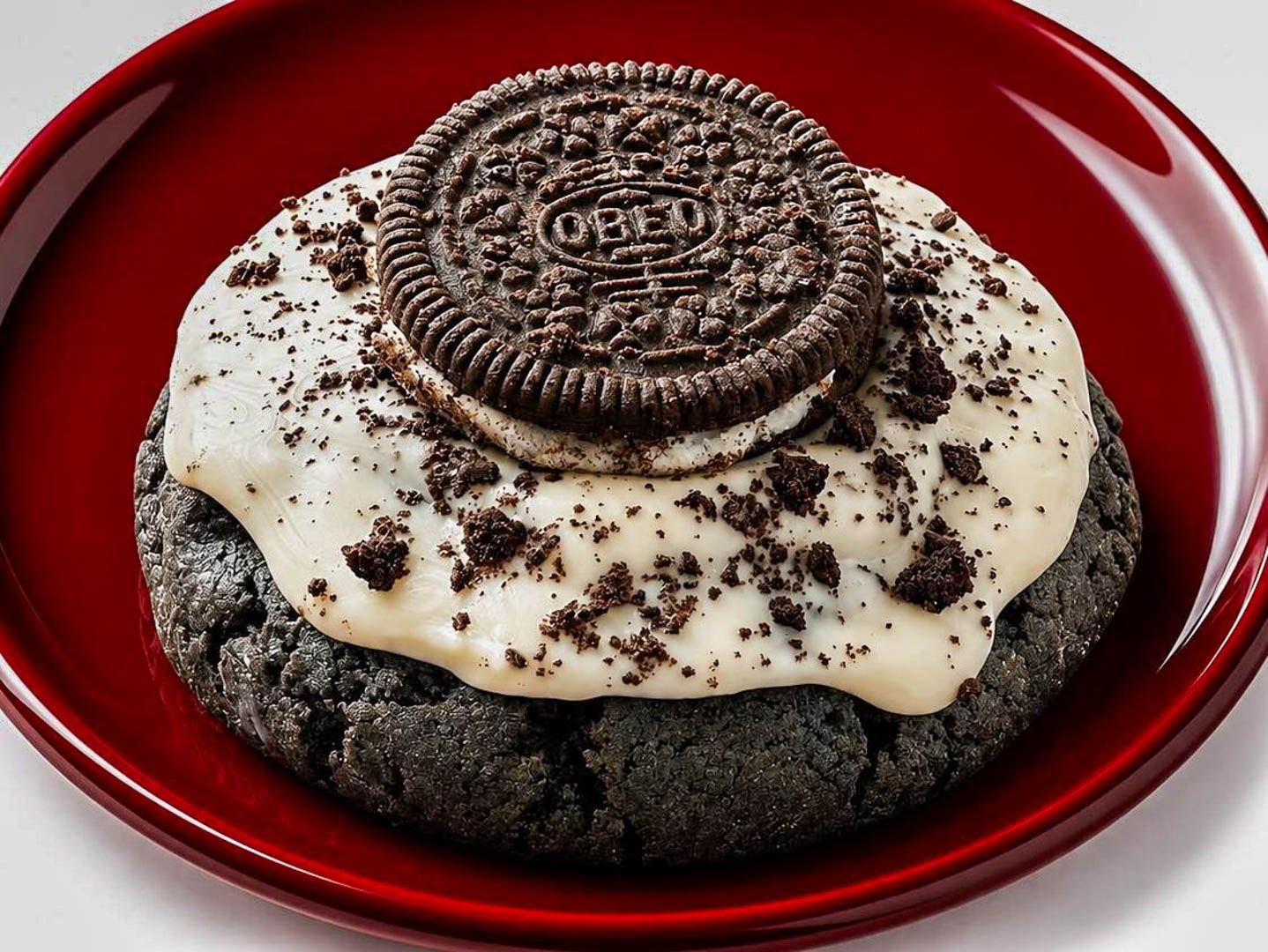 Cookie oreo blanco decorada