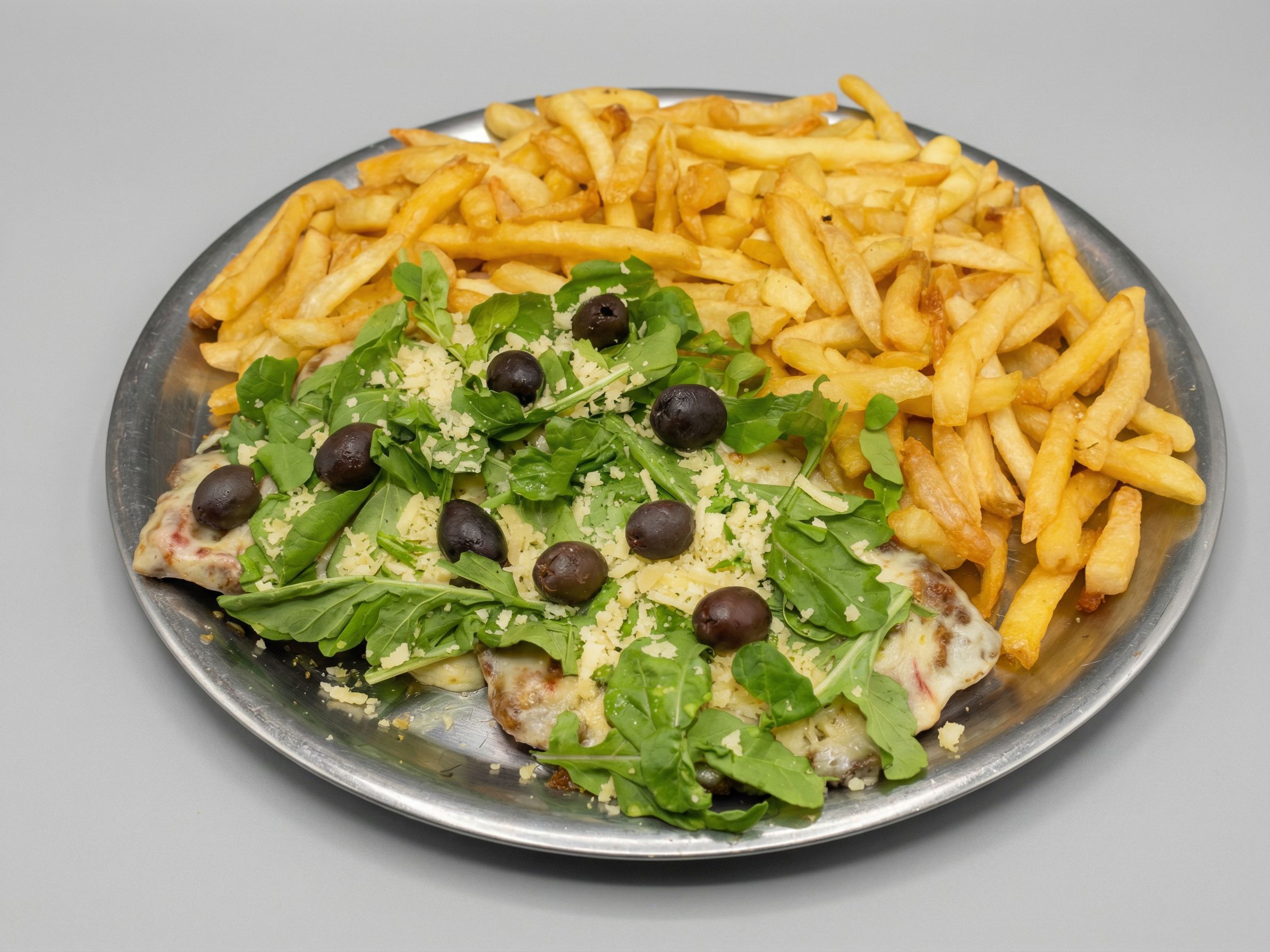 Pizzanesa de rúcula