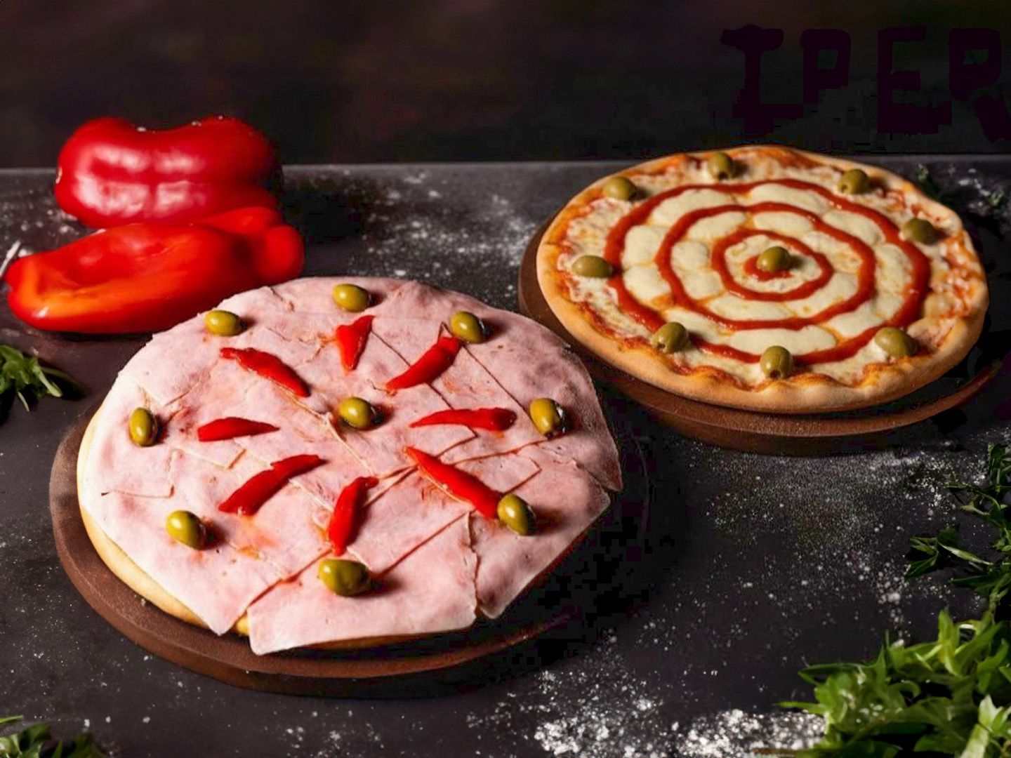 Pizza mozza + pizza especial