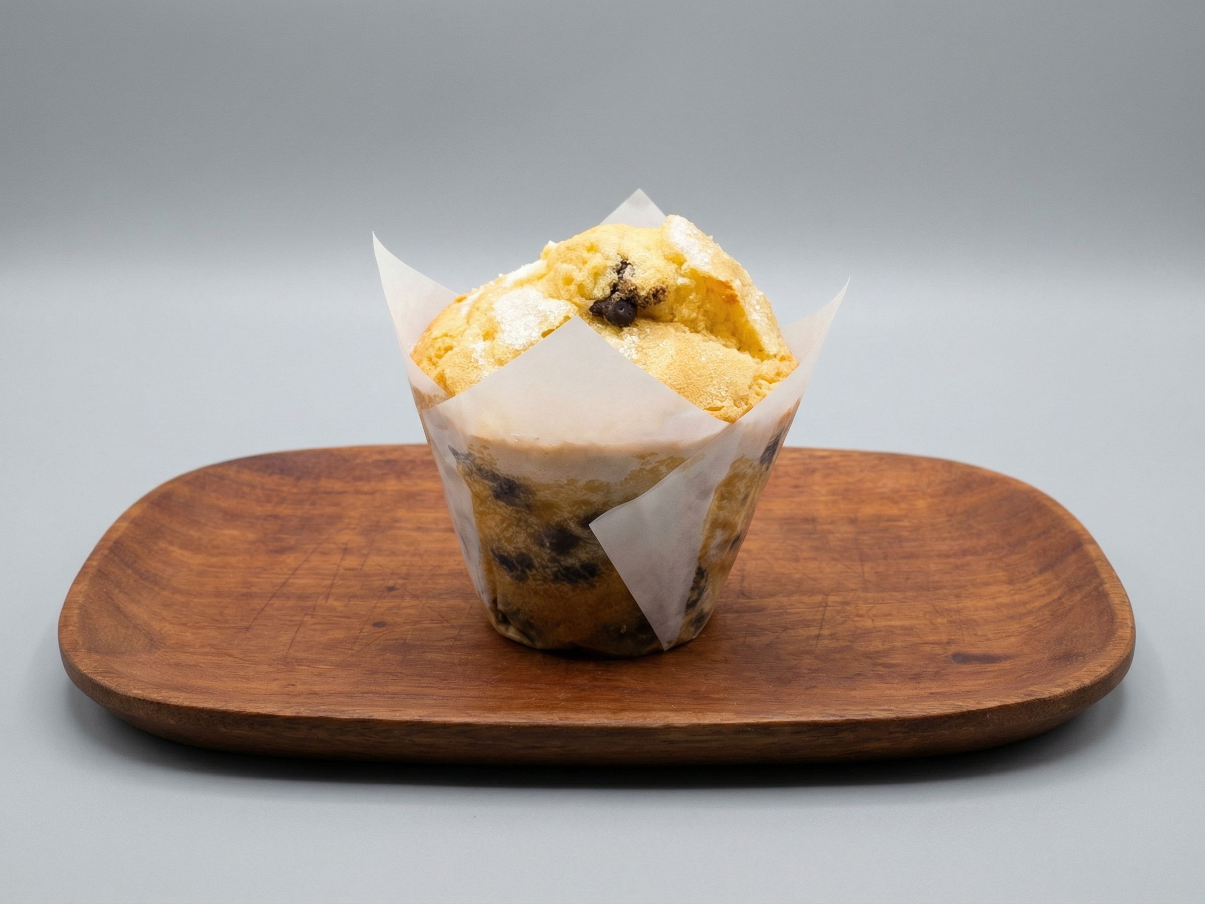 Muffins de vainilla y chips.