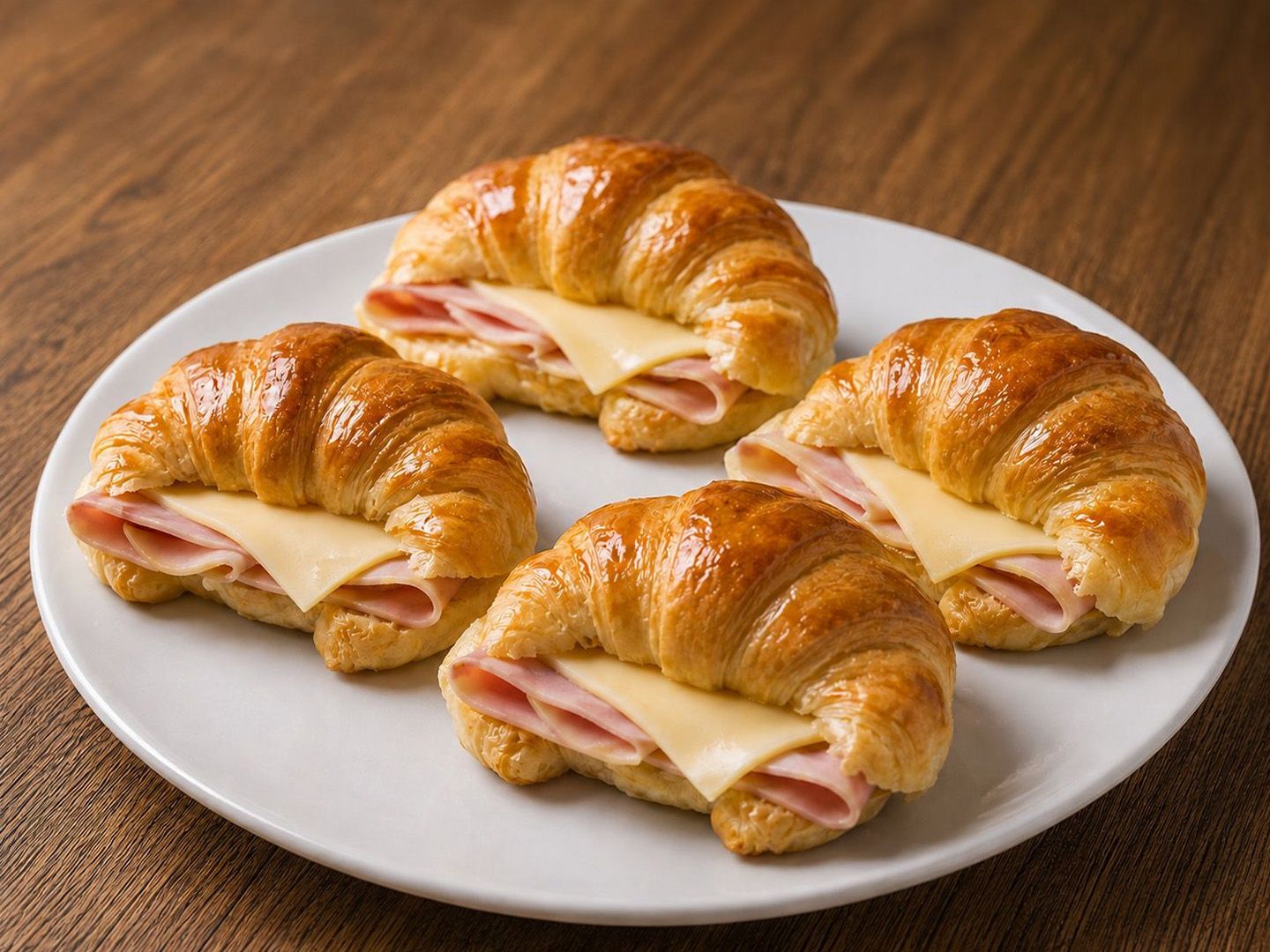 4x medialunas c/ jamón y queso