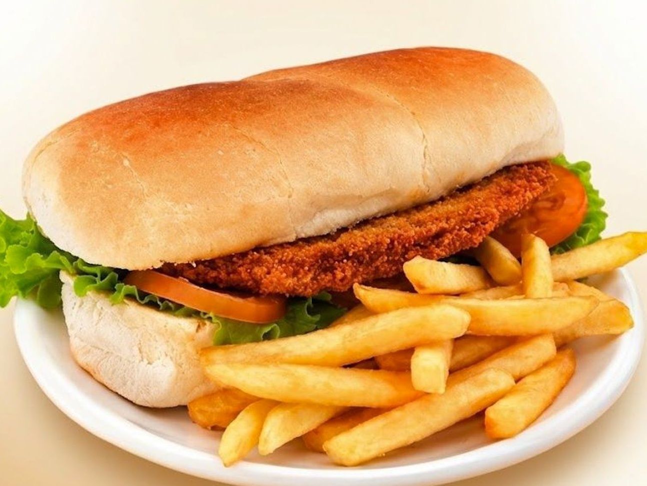 Sándwich de milanesa + papas