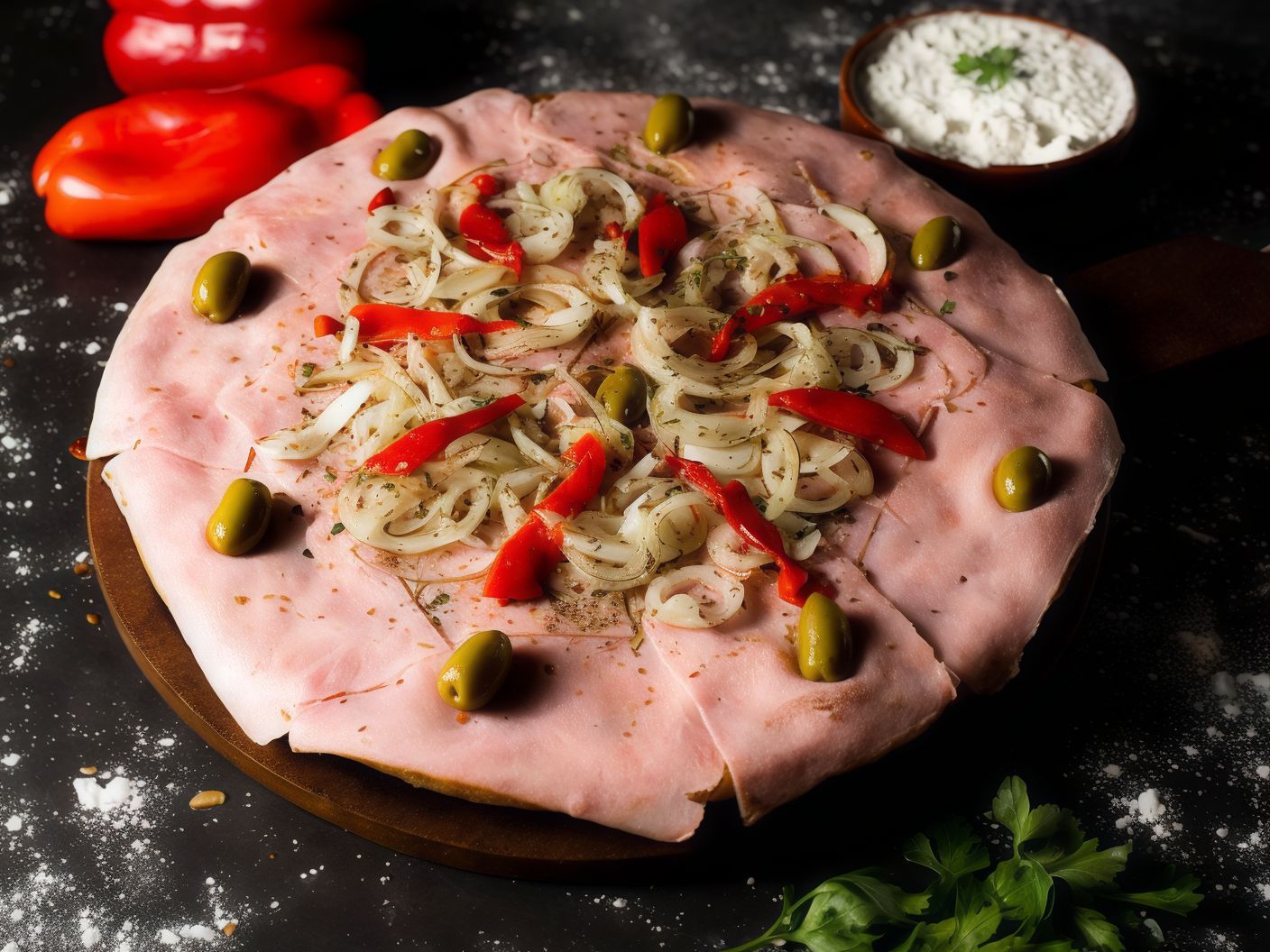 Pizza especial cebolla (8p)