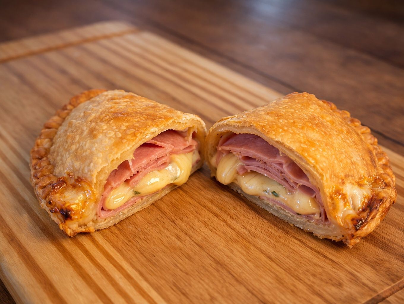 Empanada de jamón y queso