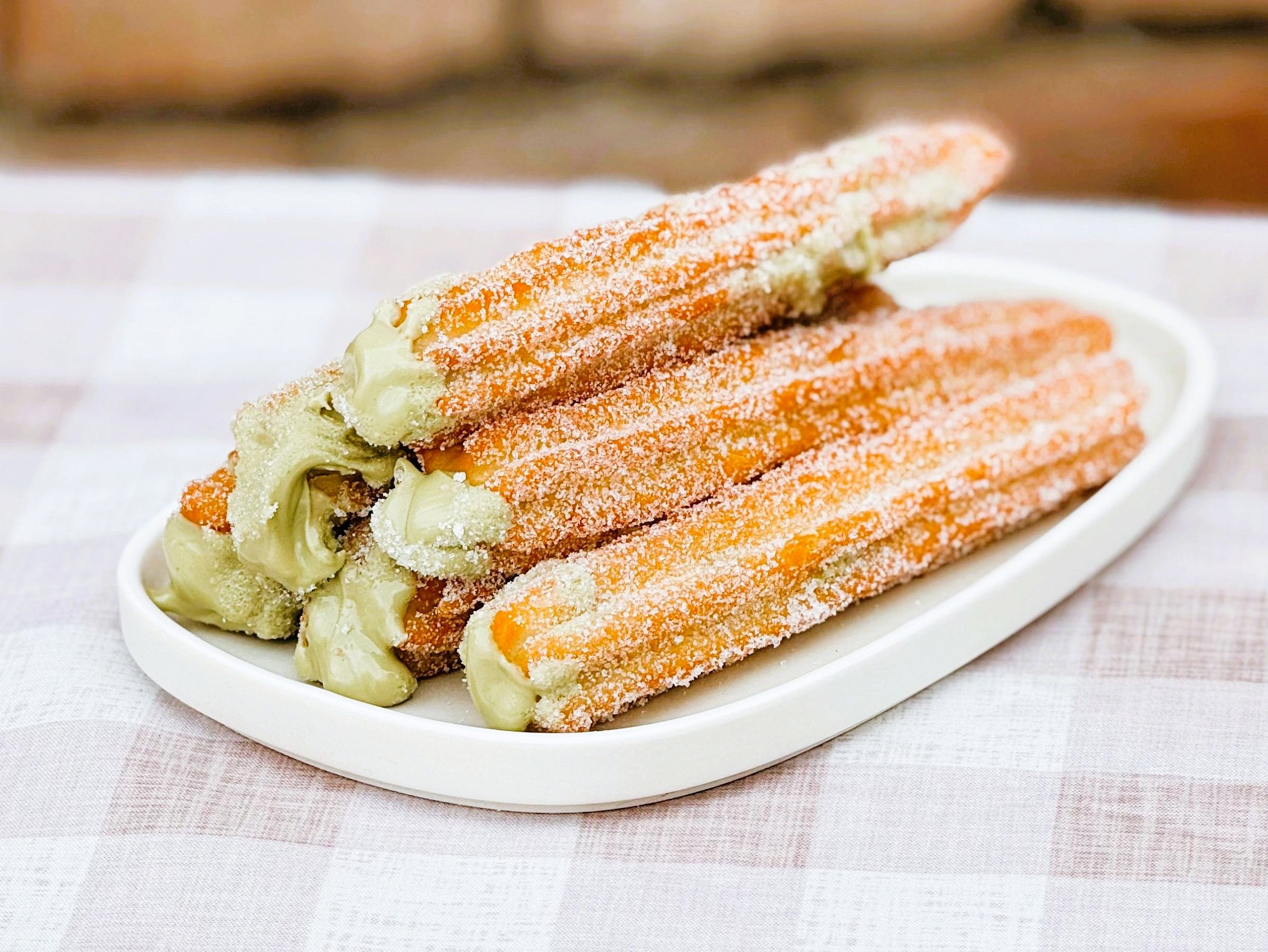 Churros de pistacho x6