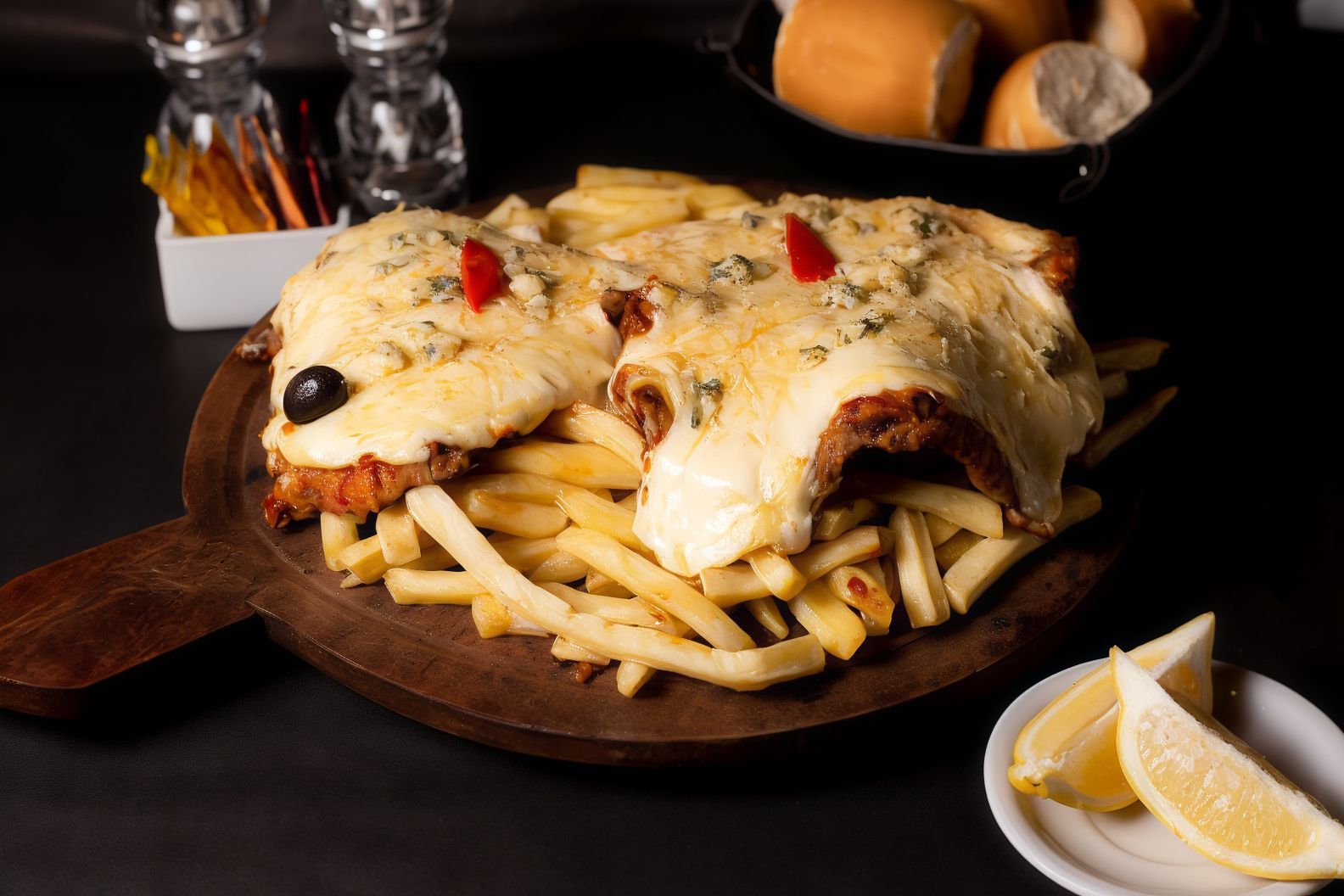 Pizzanesa A los 4 Quesos