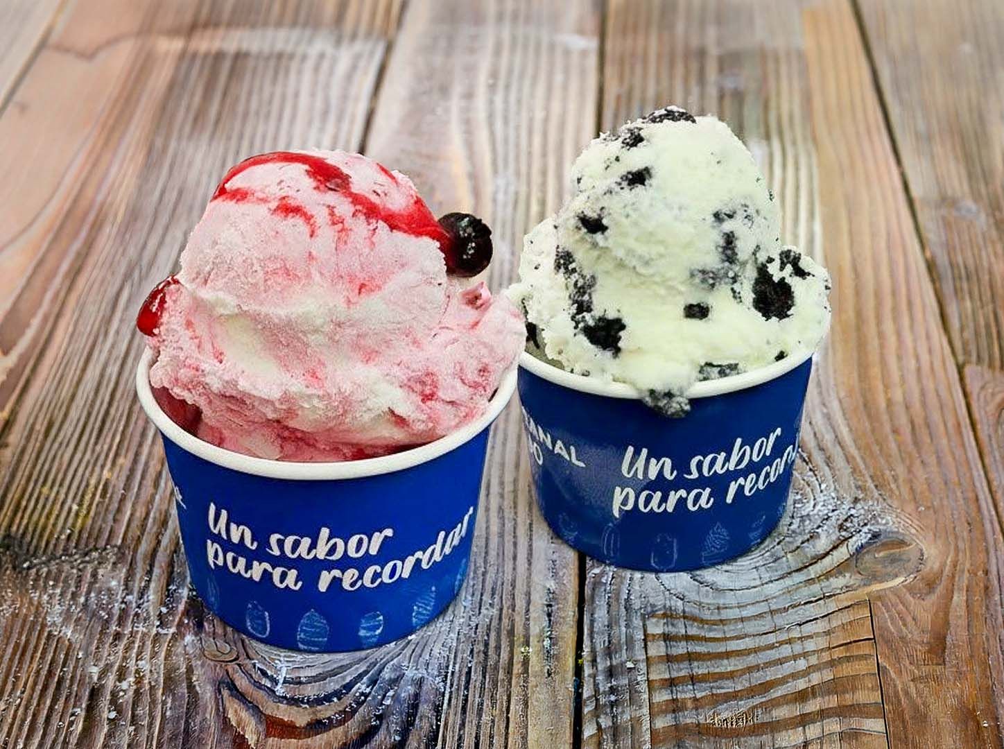 2x 1/4 de helado