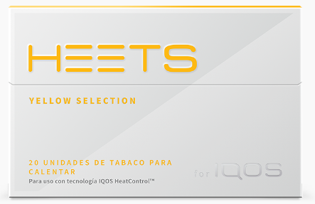 Cajetilla Heets Yellow Selection