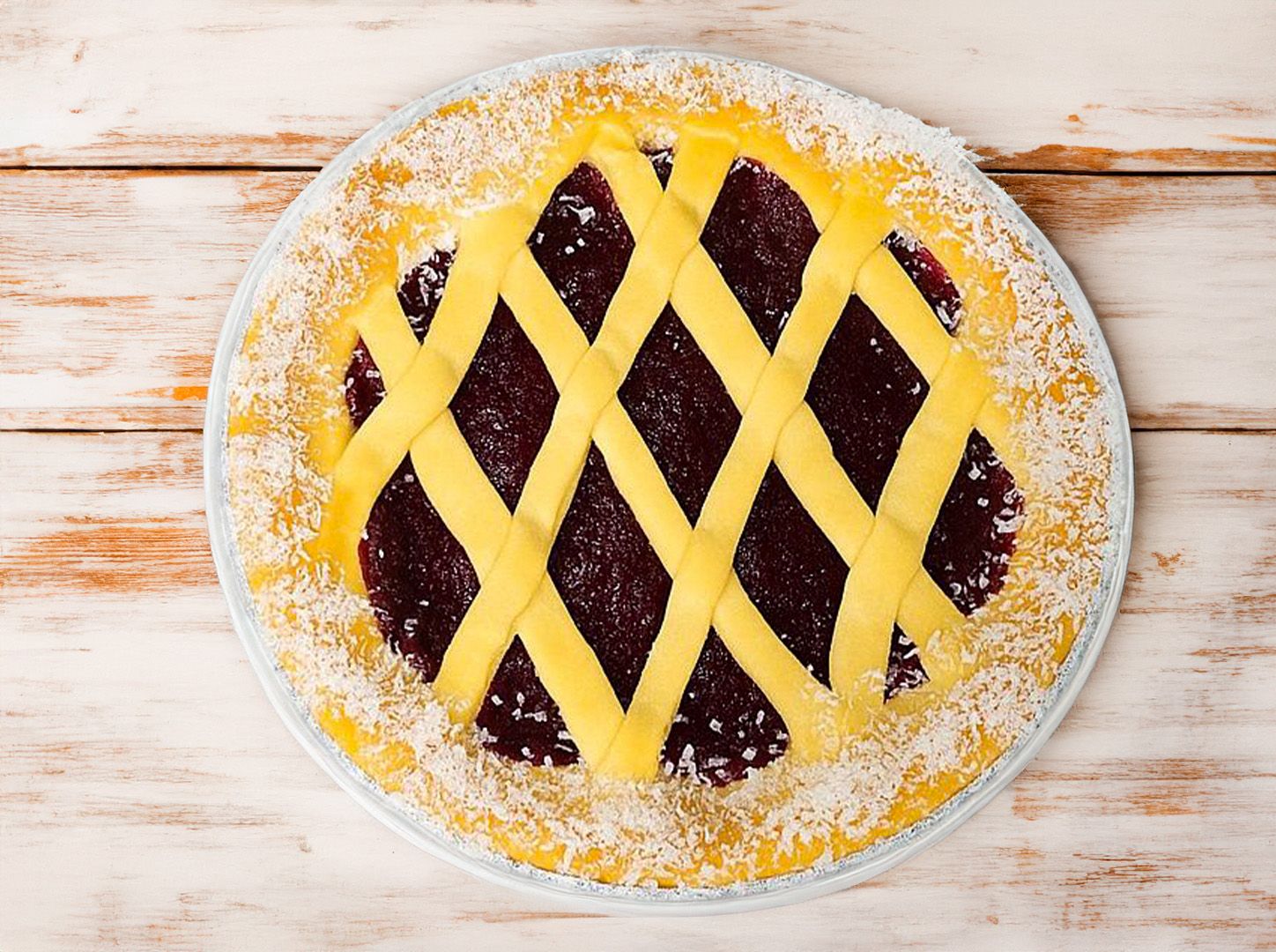 Pastafrola de membrillo grande