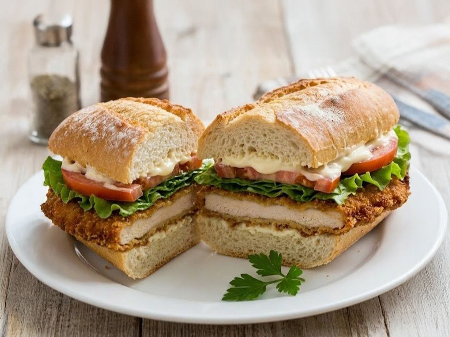 Opción: sándwich de milanesa