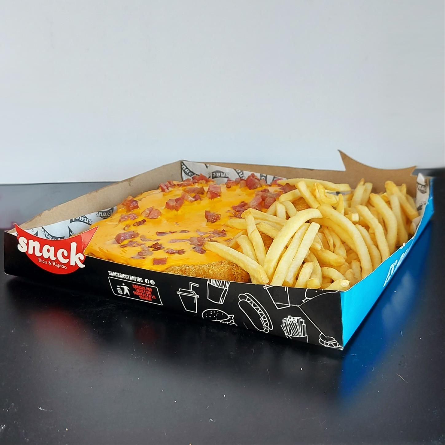 Mila p/2 cheddar/bacon +fritas