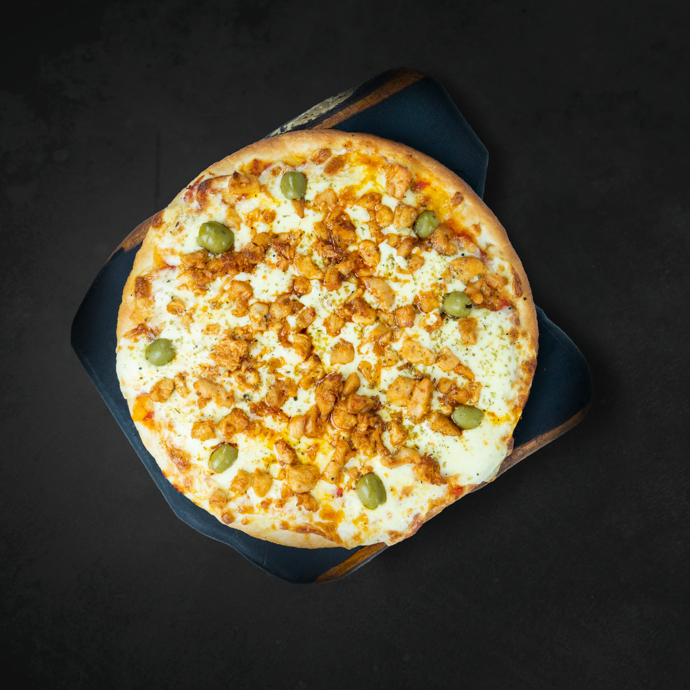 Pizza de Pollo Americano