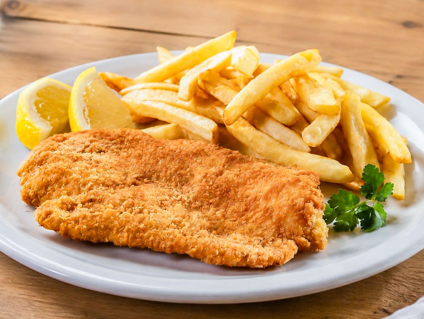 Milanesa suprema + papas