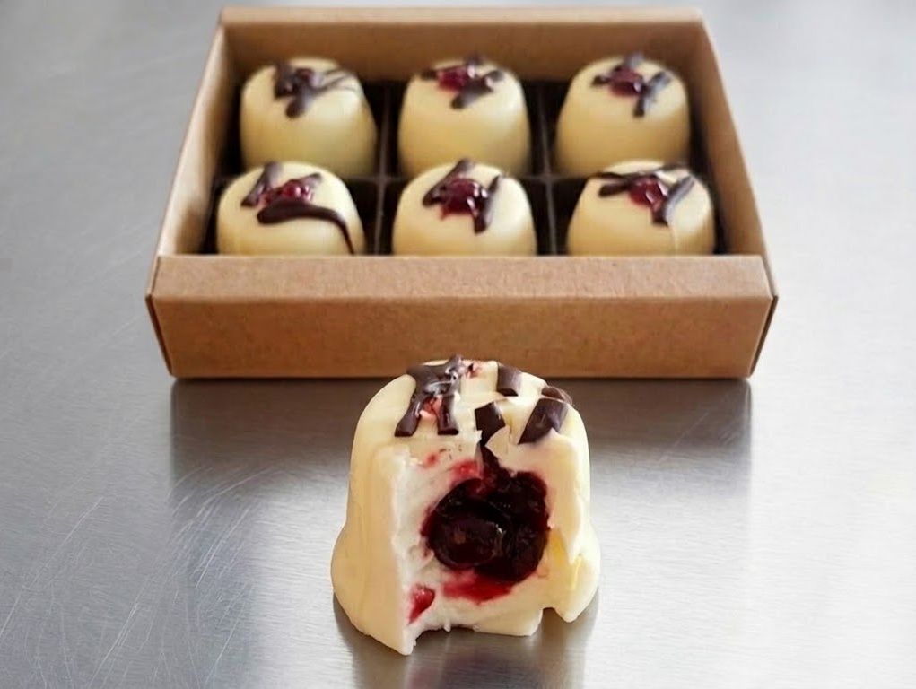 Caja Bombón Escocés Blanco X6