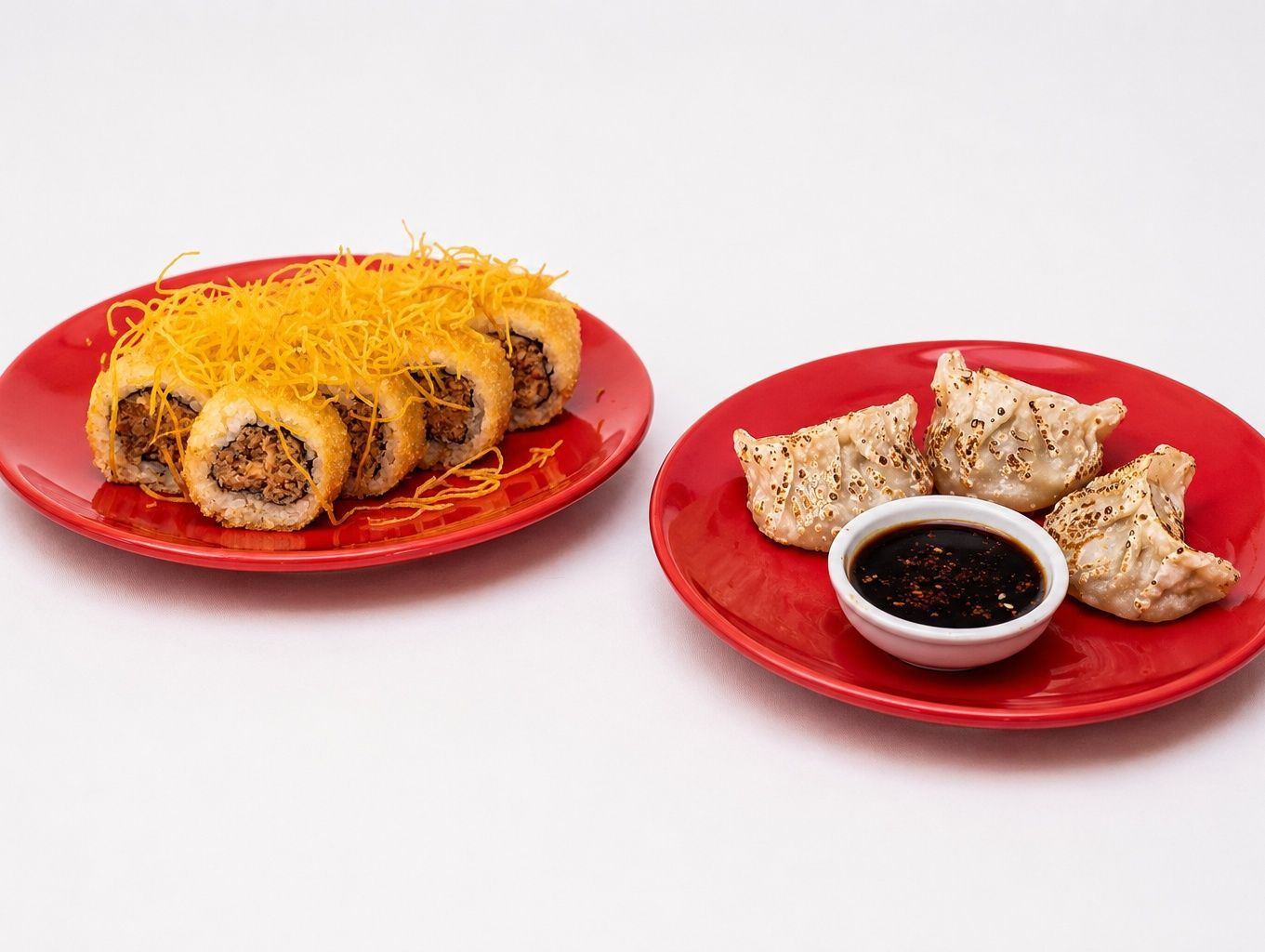 Hot roll a elección + gyozas
