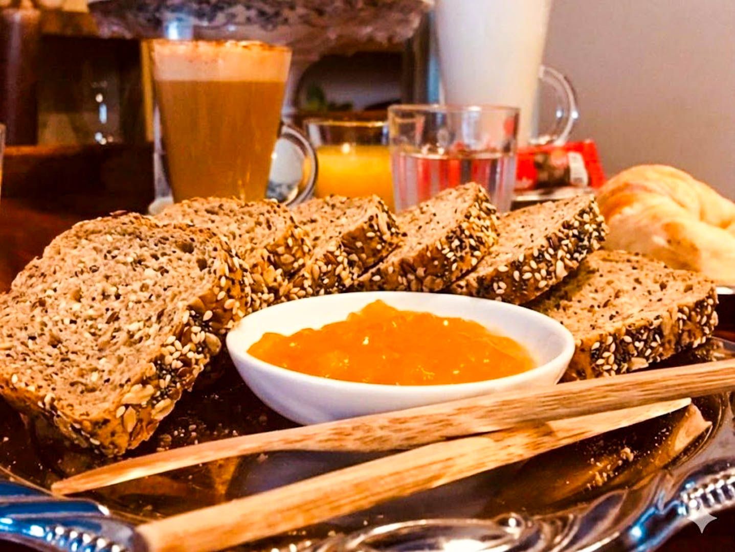 Tostadas con mermelada