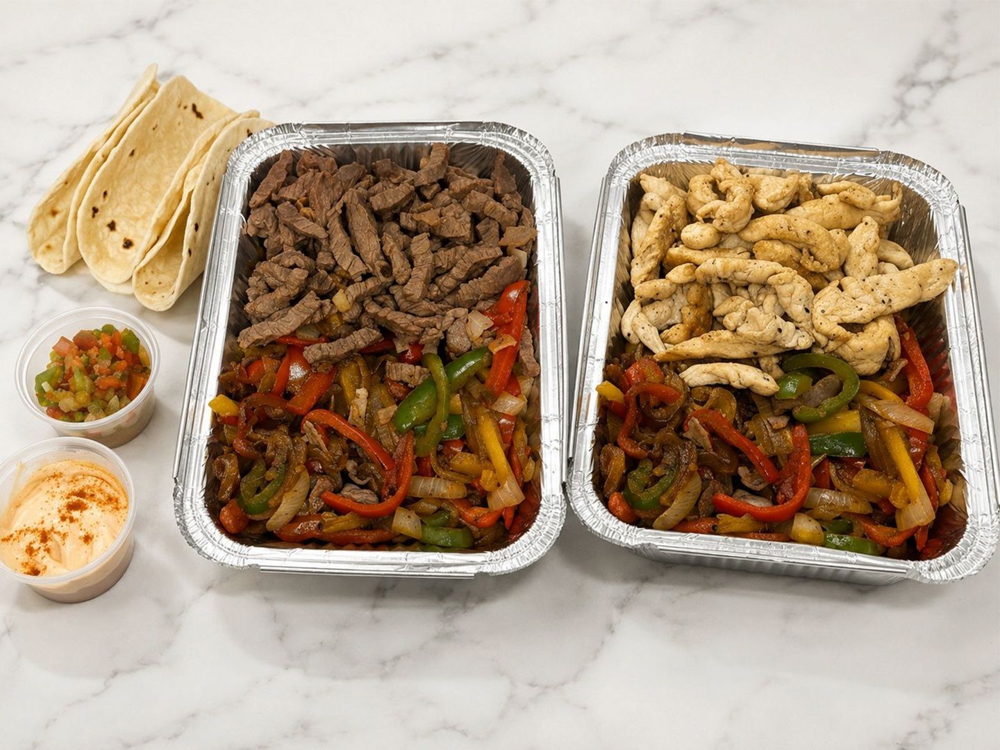 Mix de tacos carne y pollo x 6