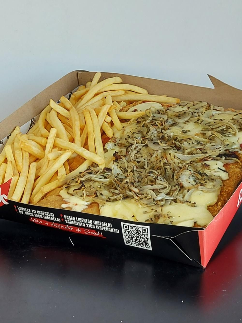 Mila p/2 fugazzeta +fritas