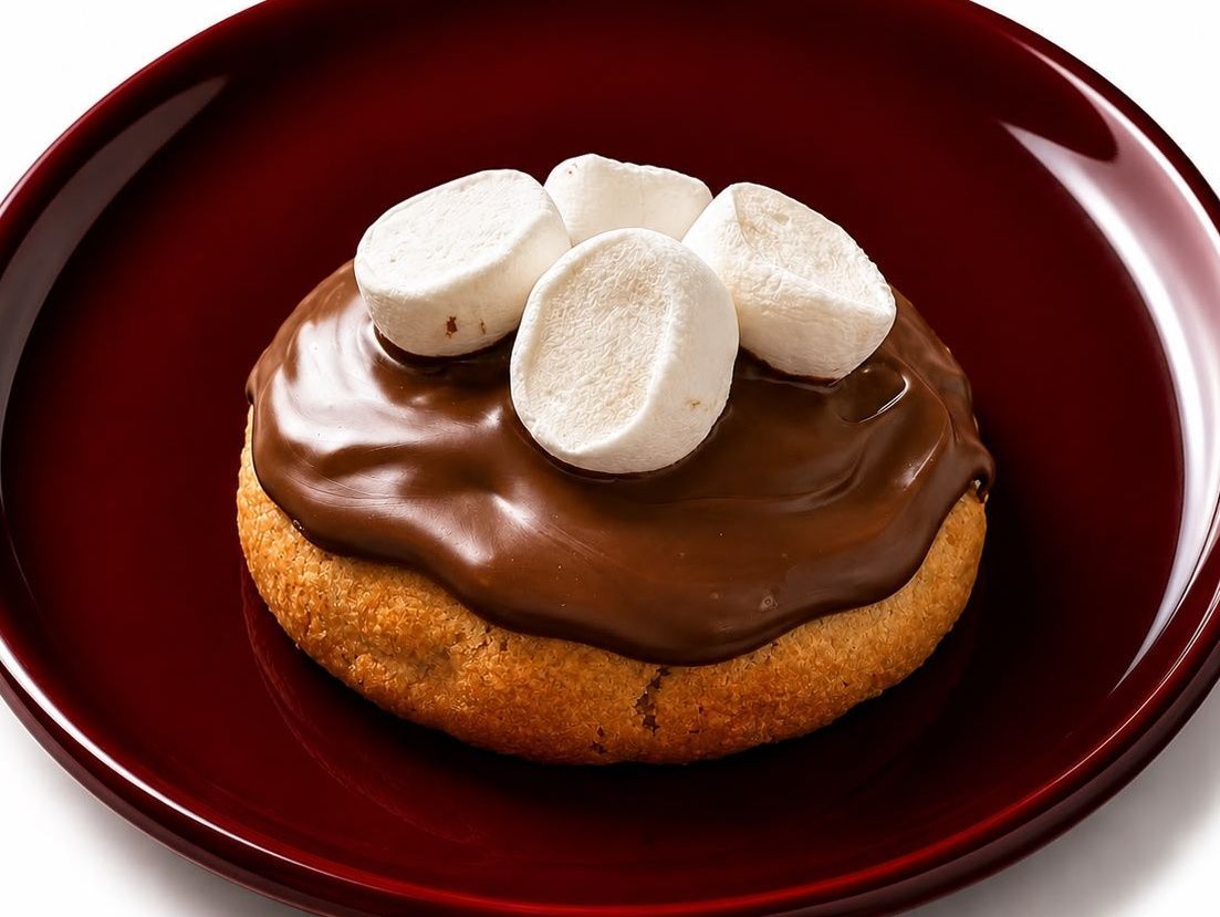 Cookie marshmallow decorada