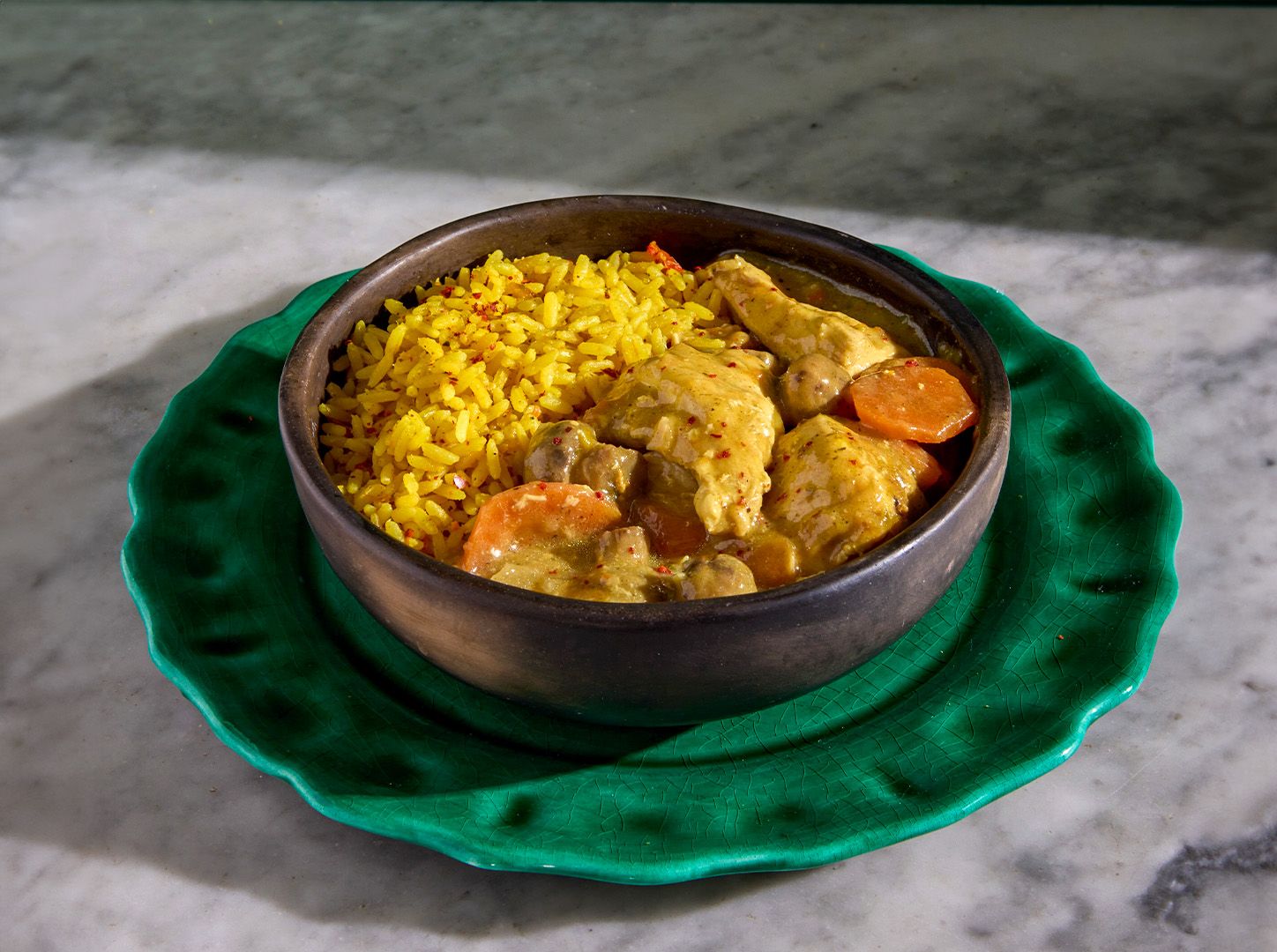 Cazuela de pollo con arroz