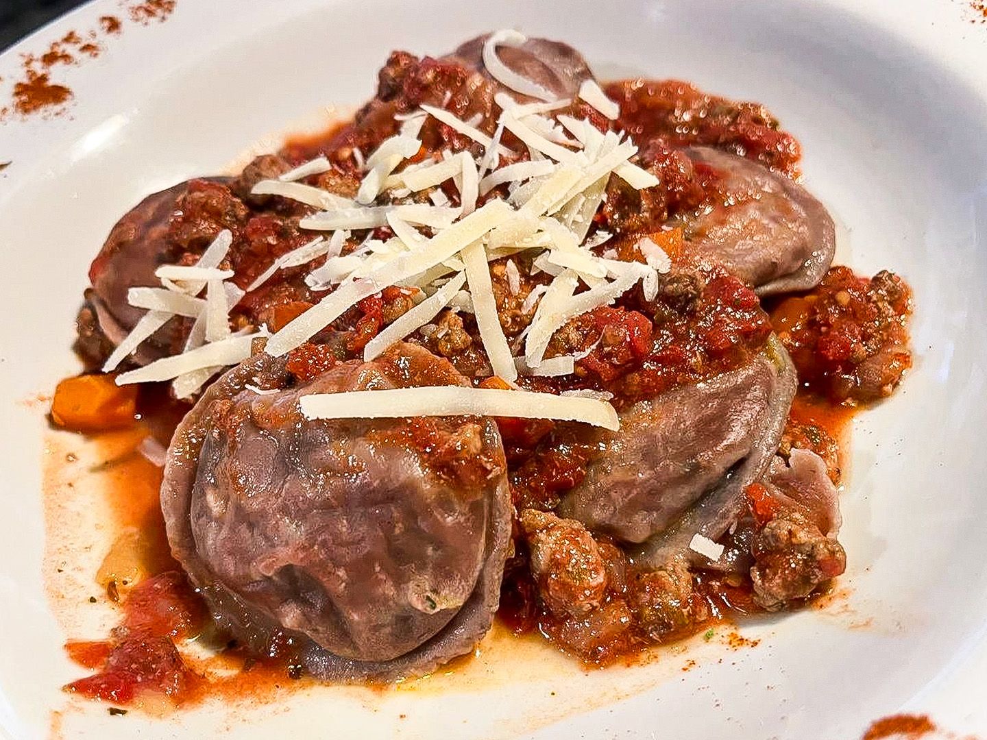 Sorrentinos de carne y verdura