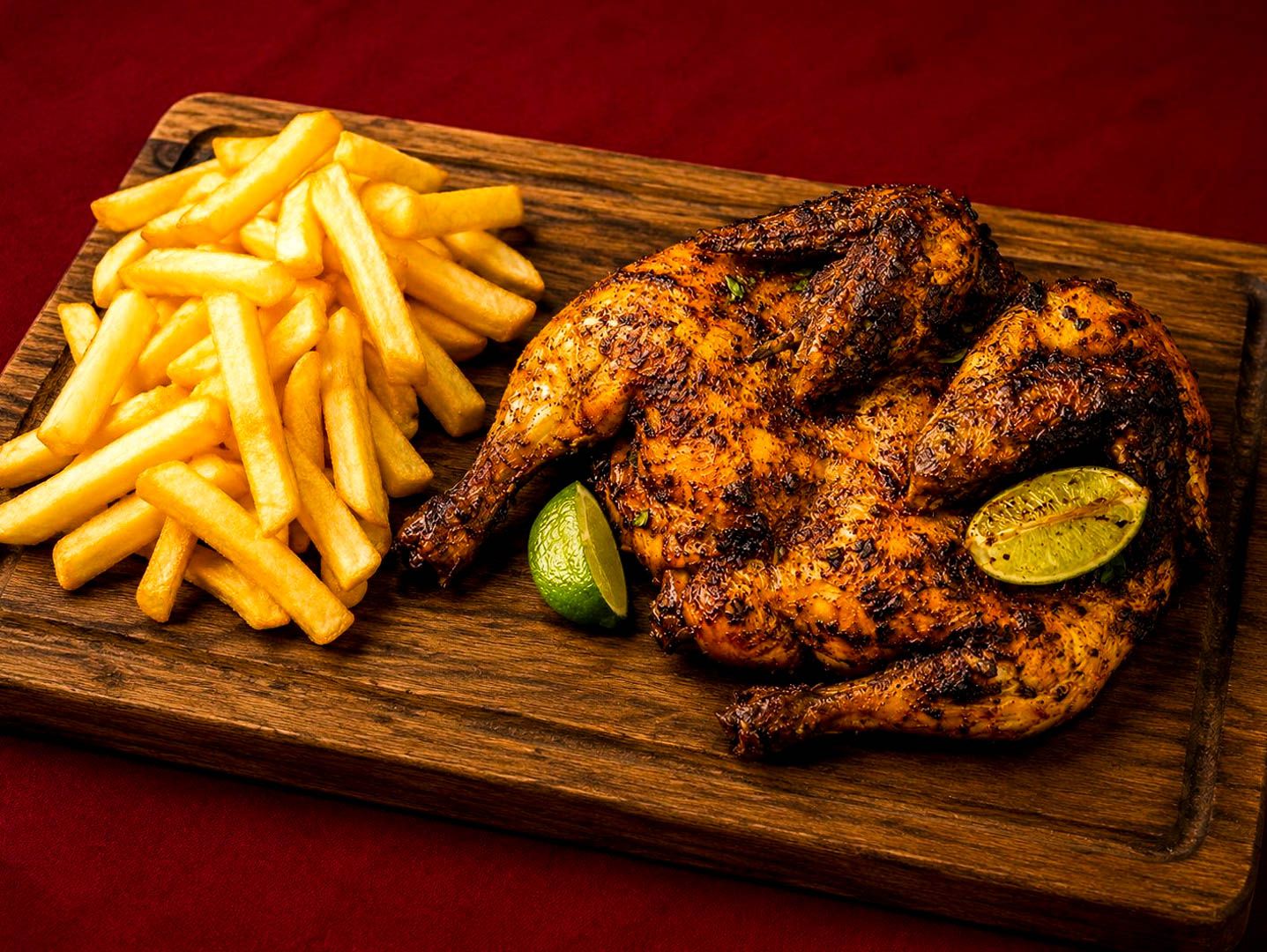Pollo + papas fritas