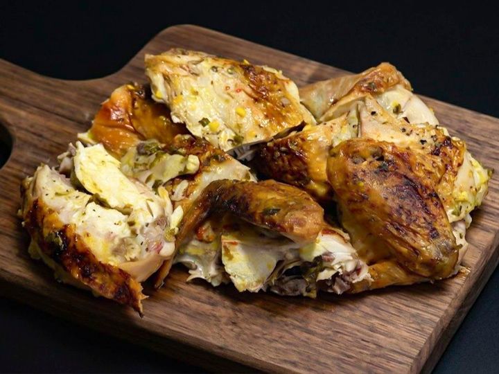 Pollo grande para 4 con fritas