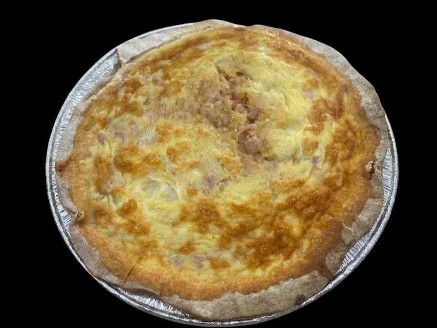 Tarta individual jamón y queso
