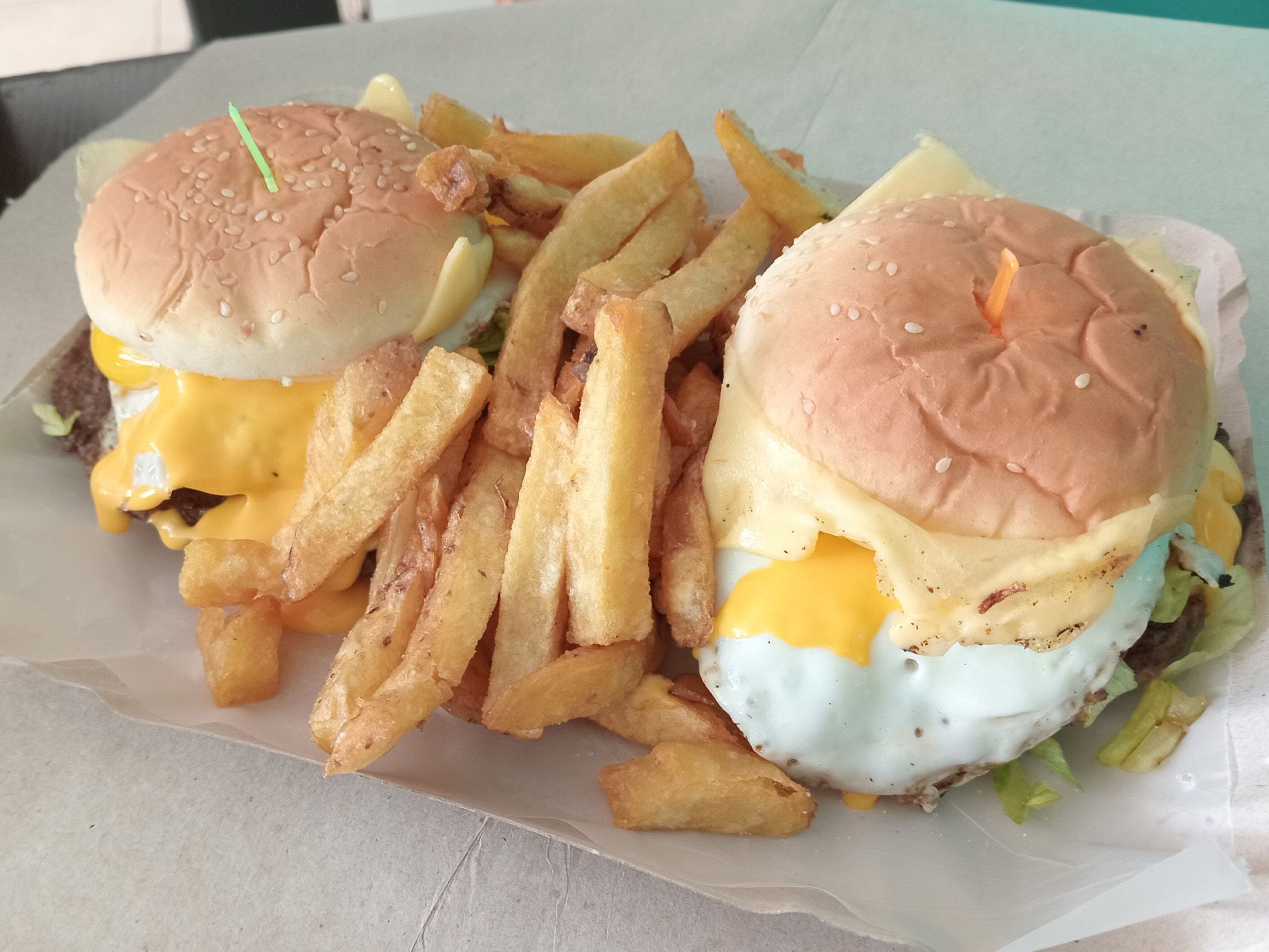 Hamburguesa xl + papas