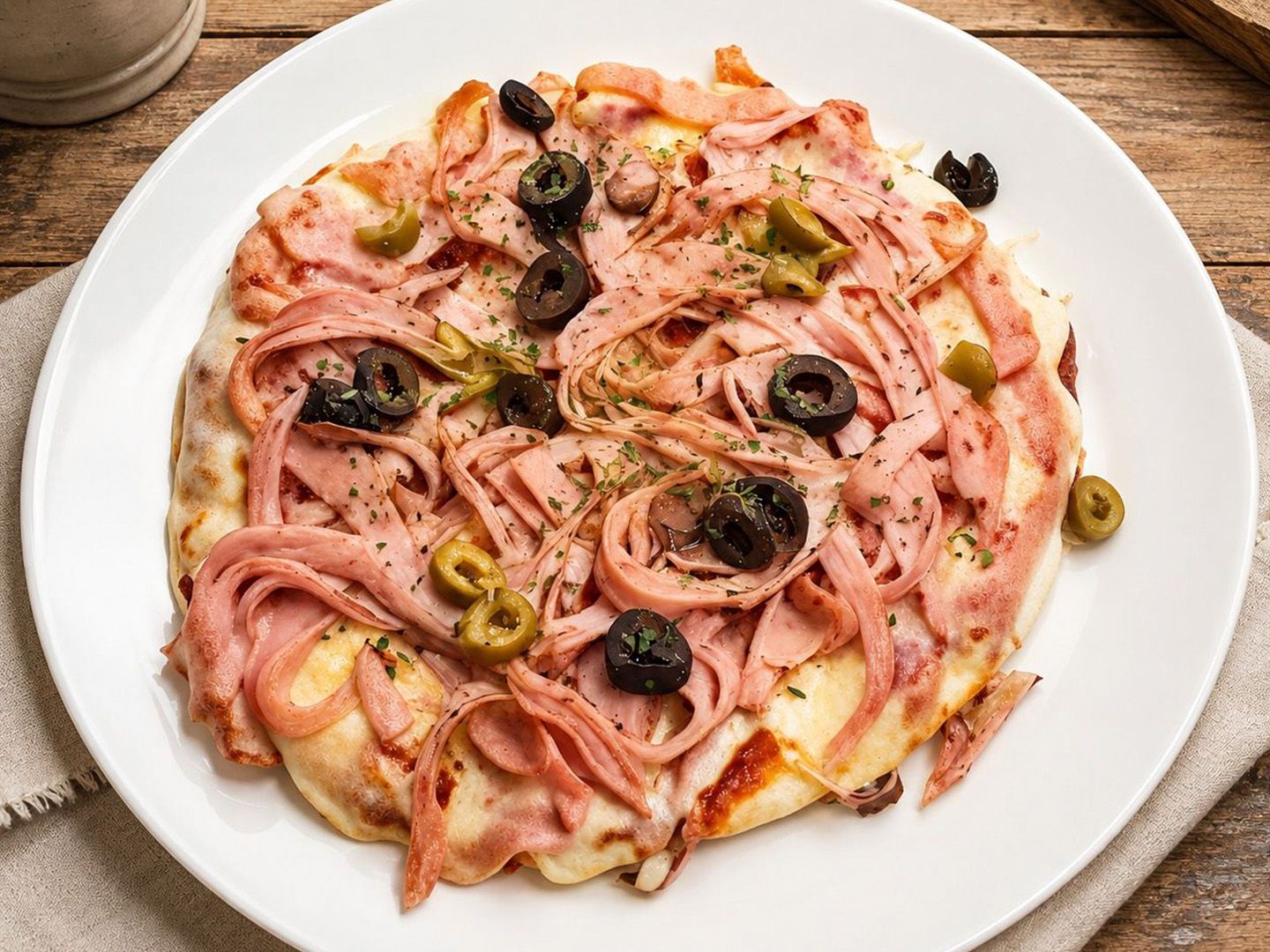 Pizza facu - 4 porciones