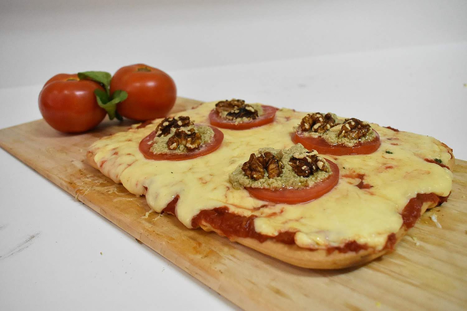 Pizza Con Nueces Al Roquefort