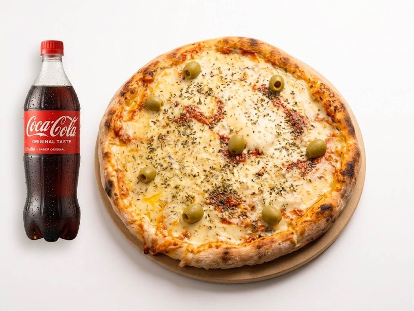 1 mozzarella + 1 coca de 1lt