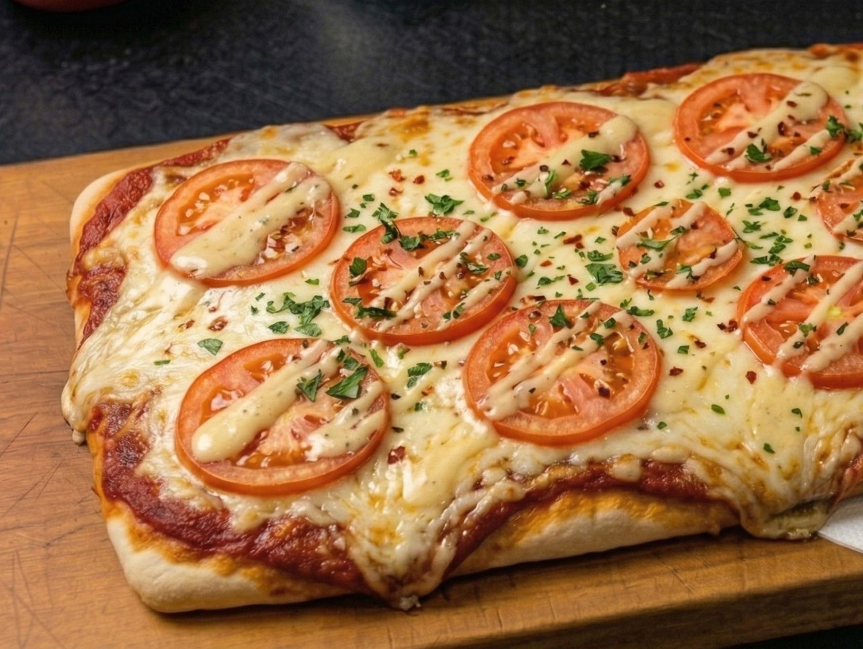 Pizza danesa grande