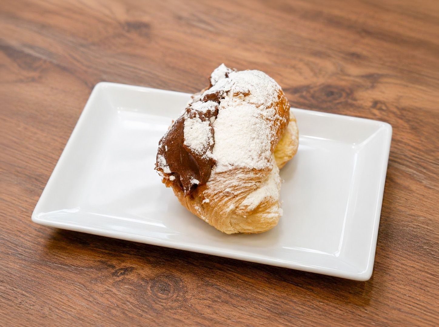Medialuna con dulce de leche