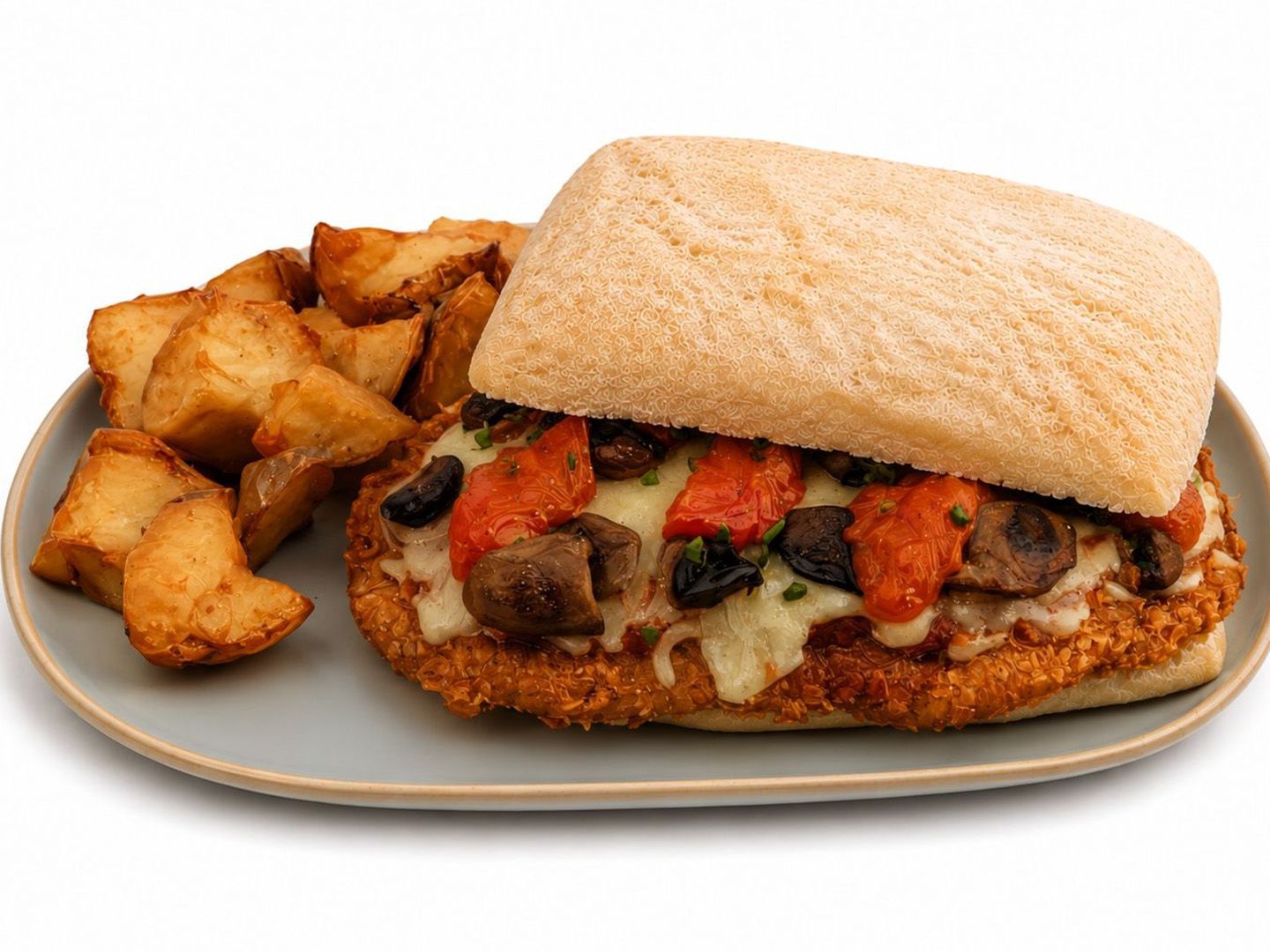 Sándwich panko del bosque