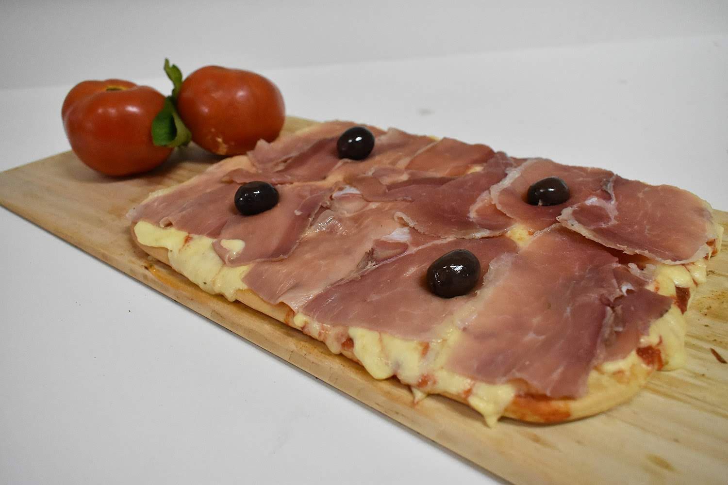 Pizza Con Jamón Crudo