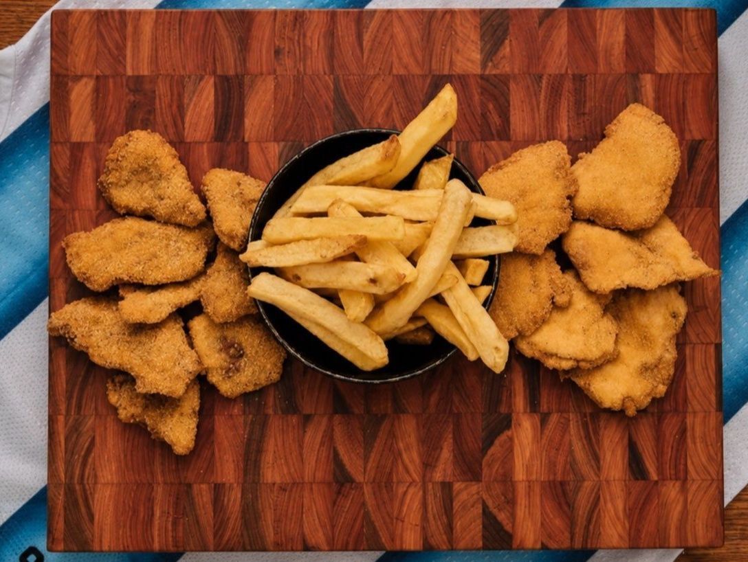 Combo de milanesitas con papas fritas