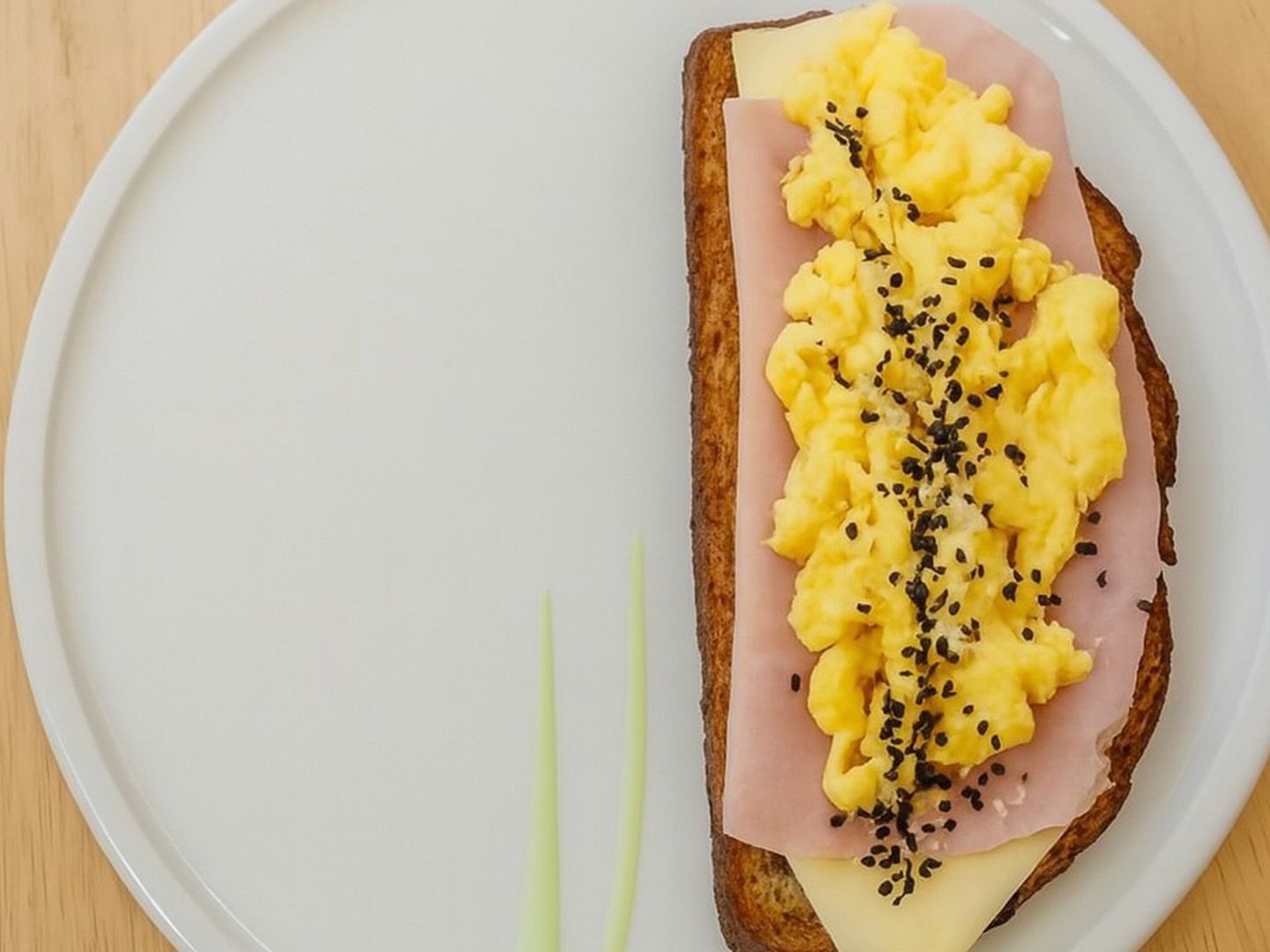 Tostón Individual Con Jamón