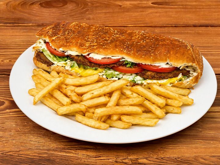 Sándwich de milanesa completo-