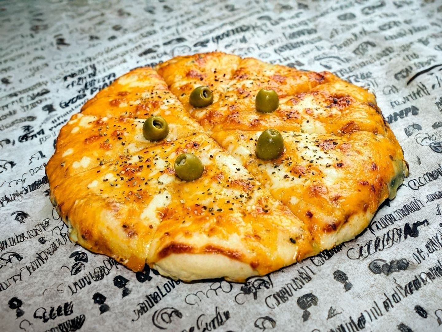 Pizza de mozzarella