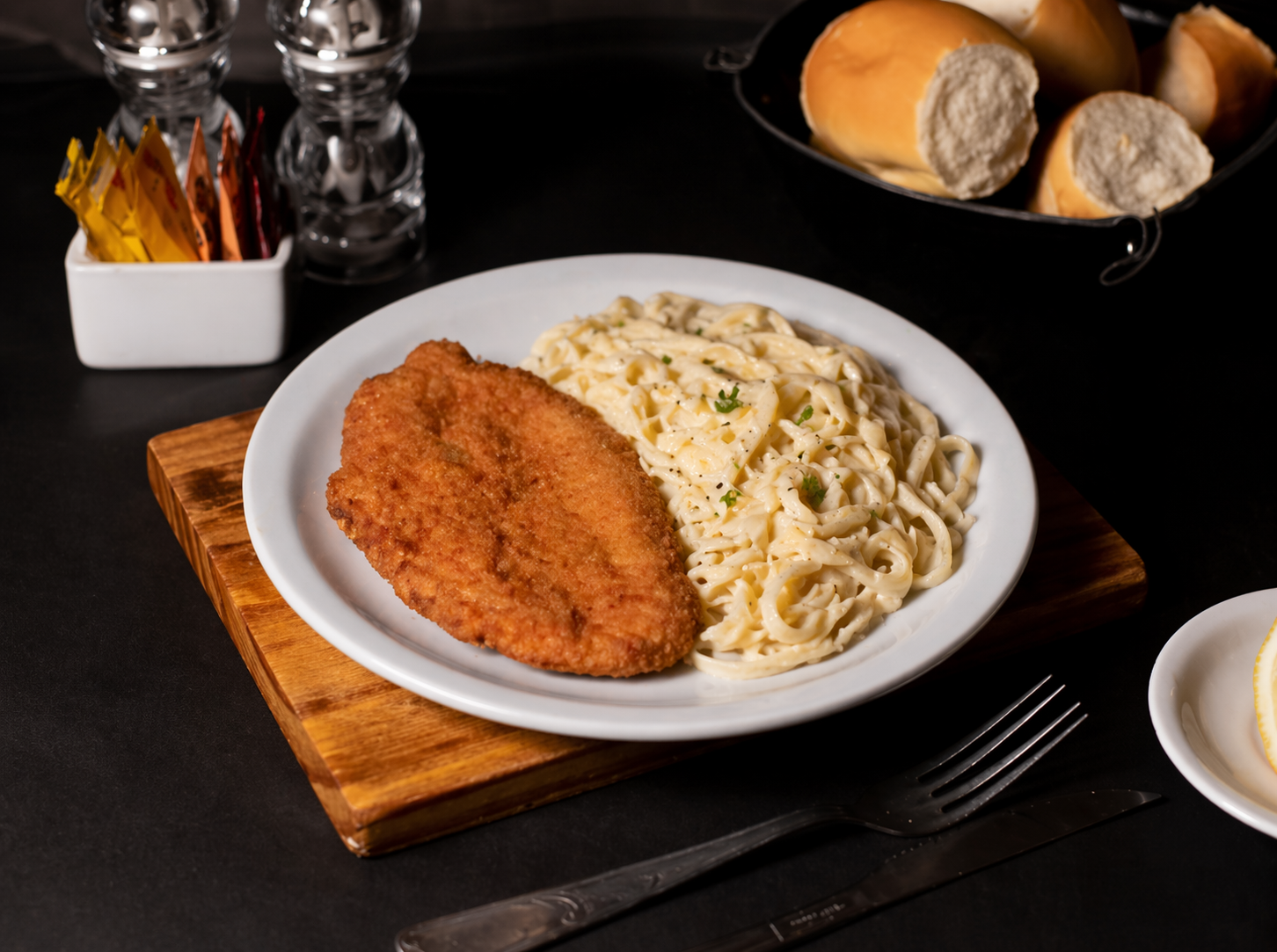 Suprema con fideos