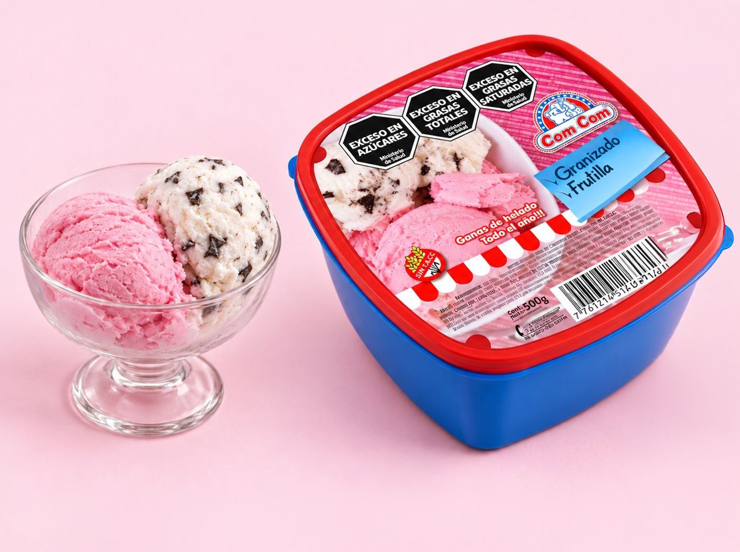 Helado pote 500g grani y fruti