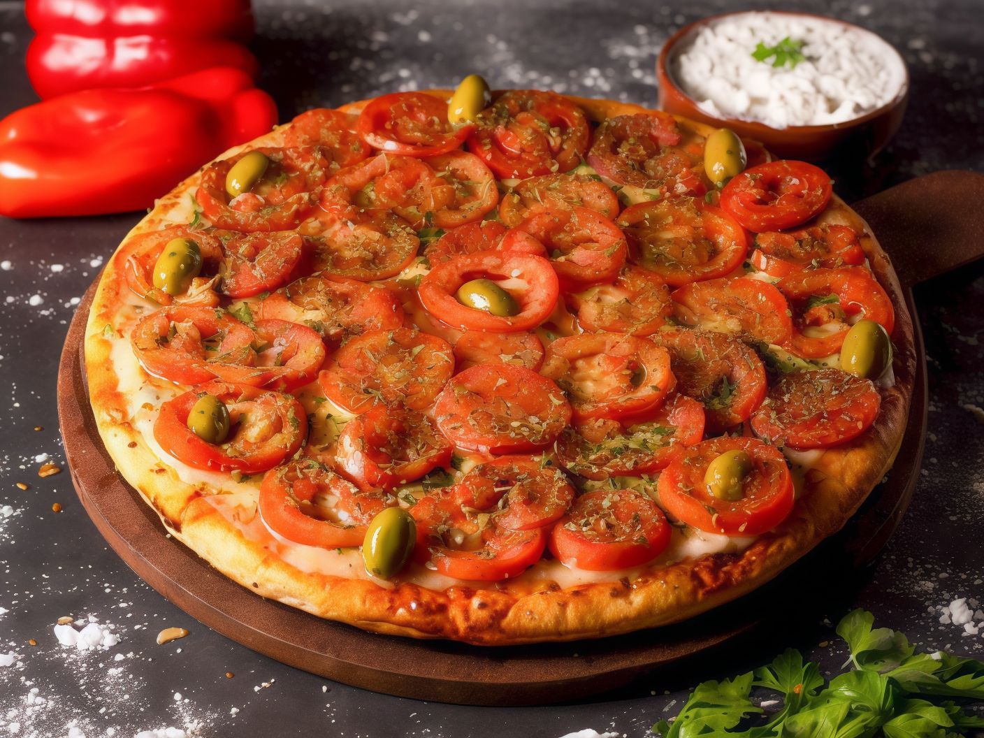 Pizza napolitana (4p)