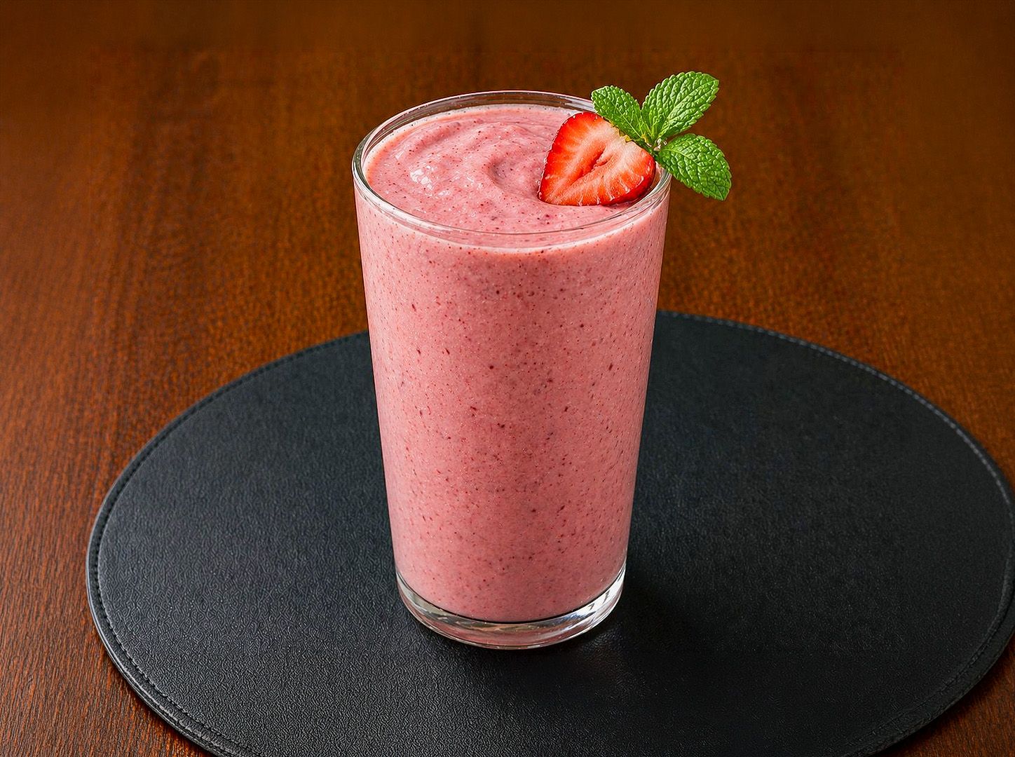 Licuado con leche y frutas