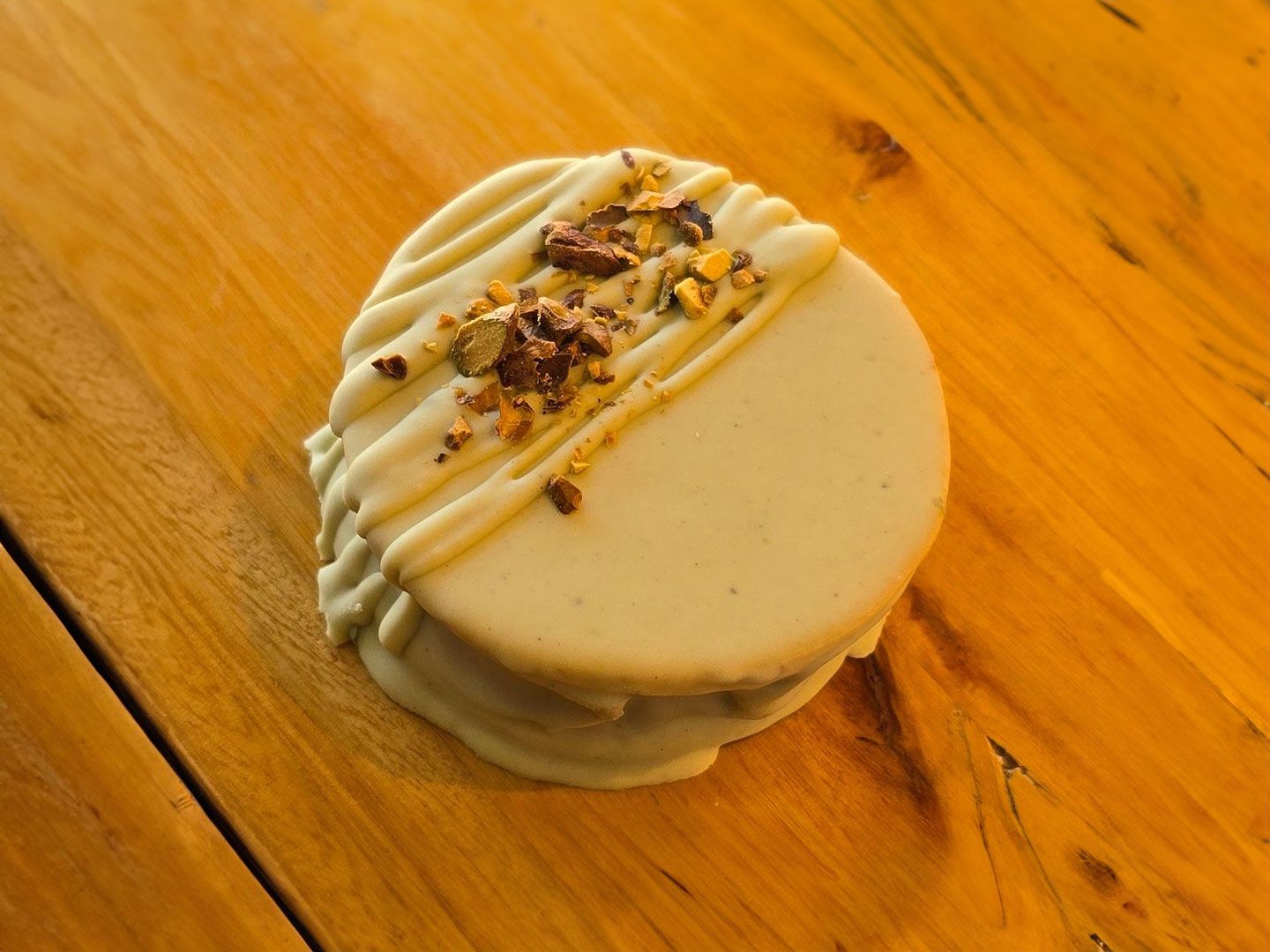 Alfajor de pistacho xl