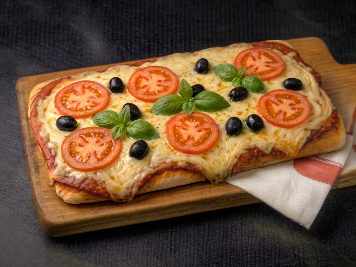 Pizza chilena grande